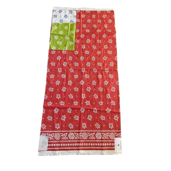 Bassett McNab "Slow Poke" fabric vintage swatch medium weight 26" - Picture 1 of 7